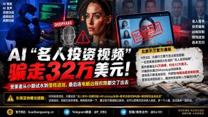 北爱尔兰｜AI伪造名人投资视频诈骗致受害者损失25万英镑