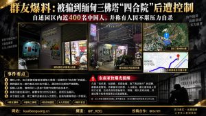 缅甸资讯｜三佛塔四合院园区被指控控制人员，爆料称涉及数百名中国人