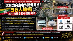 缅甸资讯｜大其力一处民宅遭突查，现场56名涉赌诈人员被控制
