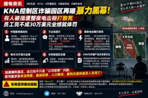 缅甸资讯｜妙瓦底诈骗园区再传黑幕，涉嫌暴力虐待与失踪