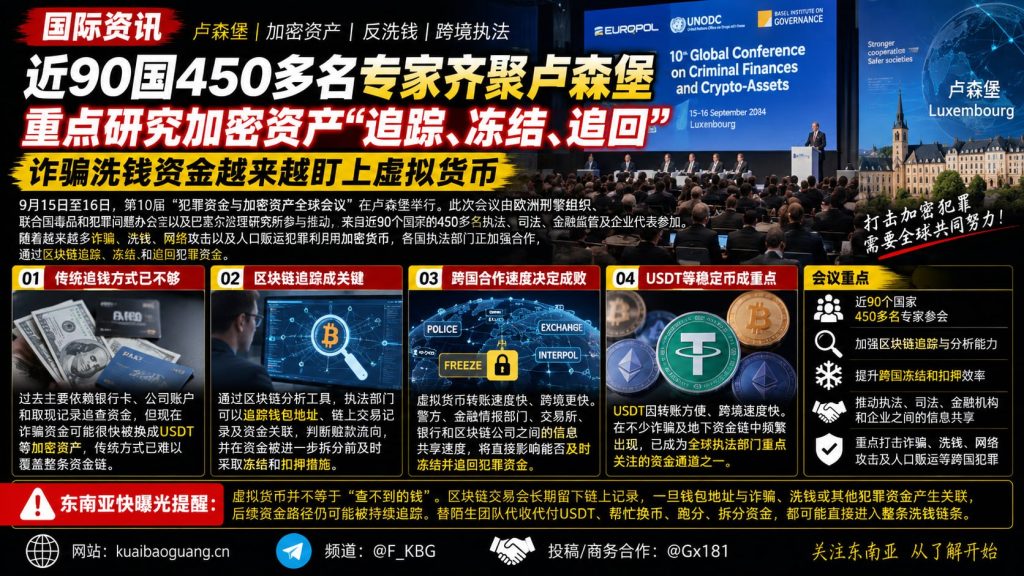 卢森堡｜全球执法聚焦加密货币诈骗资金追踪与冻结跨境合作