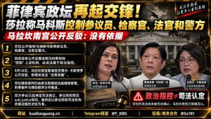 菲律宾资讯｜副总统莎拉指控马科斯控制司法机构，马拉坎南宫公开反驳