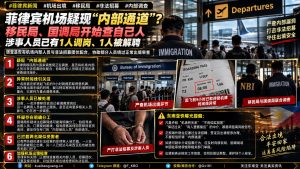 菲律宾资讯｜菲律宾机场曝出疑有内部通道，移民局与国调局展开调查