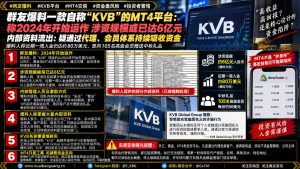 国内资讯｜网曝KVB外汇黄金投资项目涉资数亿，MT4交易平台合规性存疑