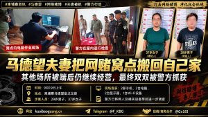 柬埔寨资讯｜马德望夫妻将网赌窝点搬回自家，戈戈县警方突击检查将其抓获