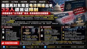 美国资讯｜美国宣布对32名涉东南亚电诈网络人员实施签证限制