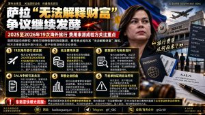 菲律宾资讯｜萨拉海外旅行与资产申报争议引发关注