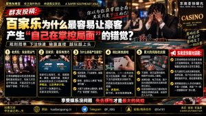 东南亚资讯｜赌场观察：百家乐为何最易让豪客产生掌控错觉