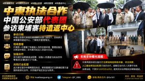 柬埔寨｜中国公安部代表团访巴地待遣返中心加强跨国犯罪合作