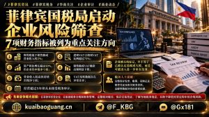 菲律宾资讯｜国税局启动企业风险筛查，七项财务指标成重点关注方向