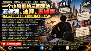 东南亚资讯｜一名普通海外务工人员自述：历经菲律宾迪拜柬埔寨三国漂泊经历