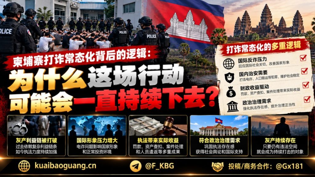 柬埔寨｜加大力度清查电诈园区及人口贩运行动常态化持续推进