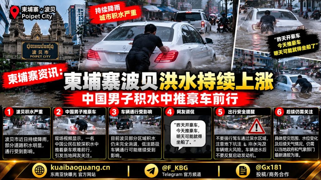 柬埔寨资讯｜波贝洪水持续上涨