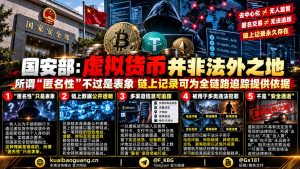 国内资讯｜国安部重申虚拟货币非匿名，链上记录支撑全链路资金追踪