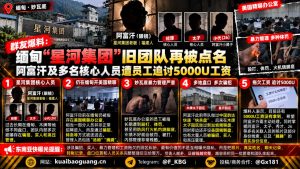 东南亚资讯｜缅甸星河集团旧团队遭点名，核心人员被追讨5000U工资