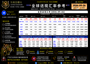 2026年9月26日东南亚汇率参考（人民币/USDT）