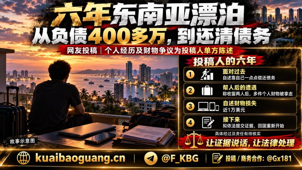 柬埔寨资讯｜西港六年漂泊经历：负债上岸后却遭收留人员财物损失