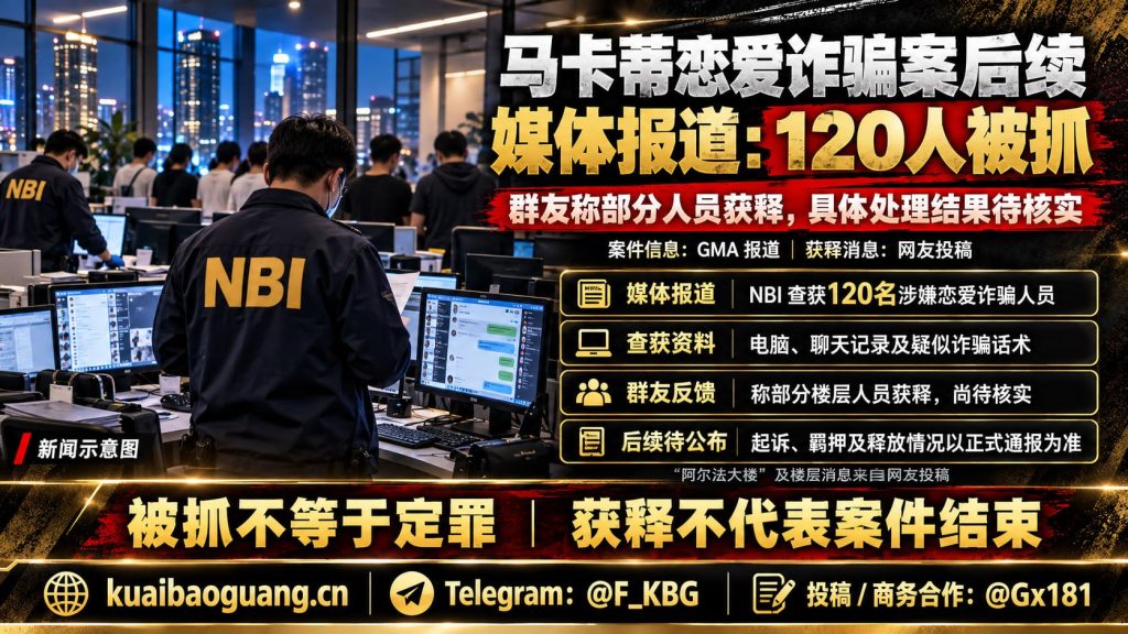 菲律宾资讯｜马卡蒂阿尔法大楼涉诈行动后续，百余名涉案人员被带走