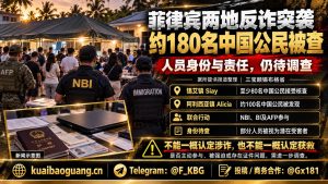 菲律宾资讯｜三宝颜锡布格省两地反诈骗行动查获约180名中国公民