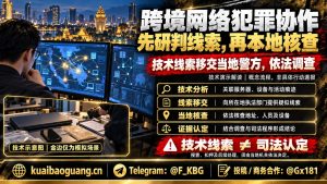 柬埔寨资讯｜网络安全技术演示图展示跨国执法协作流程