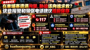 柬埔寨资讯｜在柬埔寨遭遇拘禁和胁迫时应该向谁求救