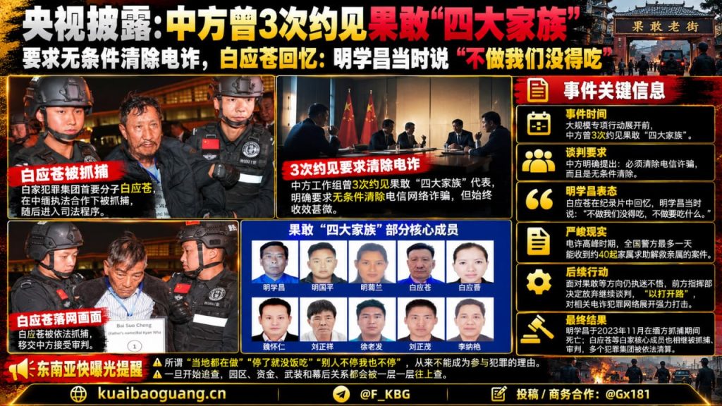缅北｜果敢四大家族电诈被全面打击 先交涉后行动
