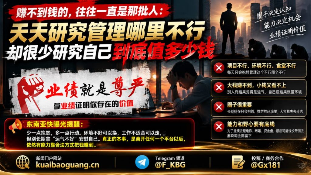 东南亚职场｜群友分享职场逆袭心得，强调自我提升与圈子选择的重要性