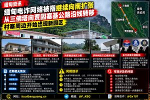 缅甸资讯｜克伦邦三佛塔至贾因塞基公路沿线出现新诈骗园区，电诈网络南扩