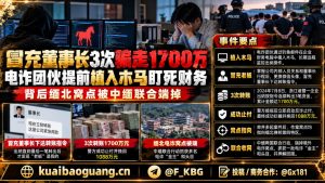 中国｜缅北电诈团伙冒充浙江董事长骗走1700万元