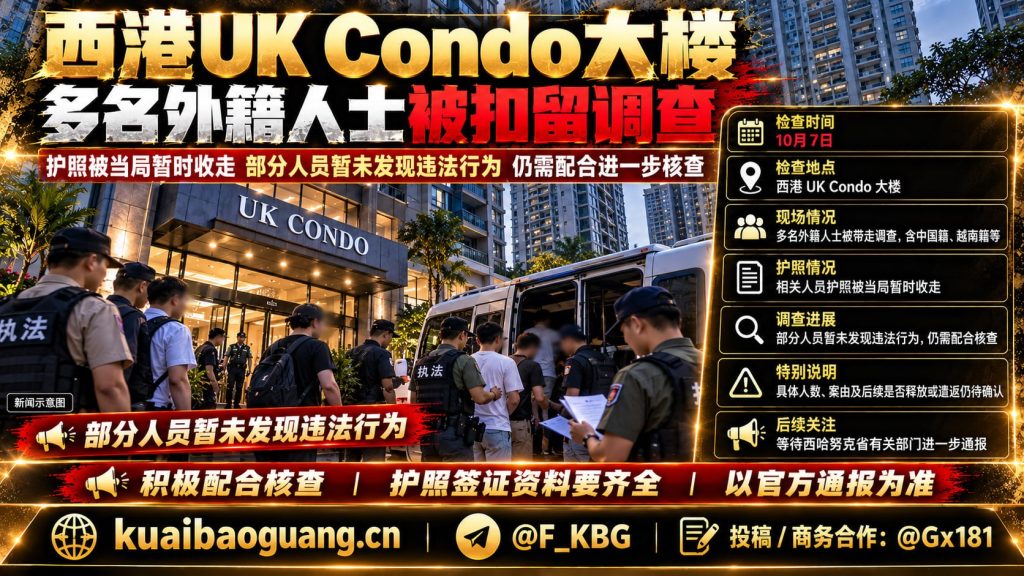柬埔寨｜西港UKCondo大楼外籍人士被扣留调查行动