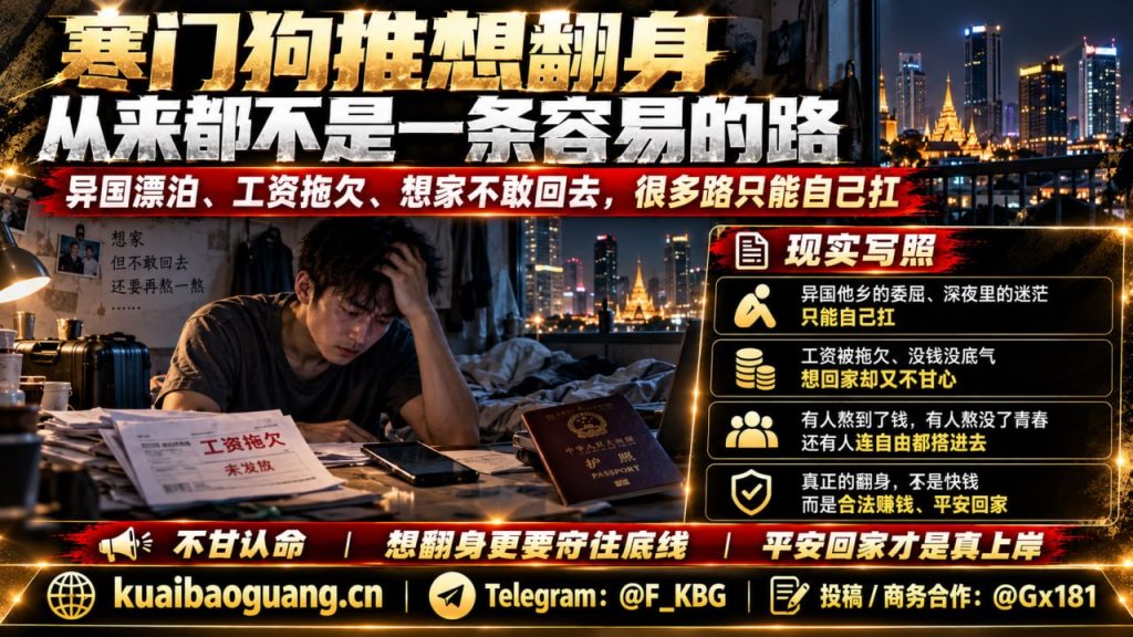 东南亚｜寒门打拼者诉说海外生活困境与翻身之路及未来期盼