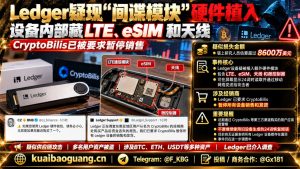 东南亚｜Ledger 硬件钱包供应链攻击疑现硬件植入导致资产被盗