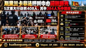 斯里兰卡资讯｜多起非法呼叫中心突击行动累计抓获数百人，含多名中国籍人员