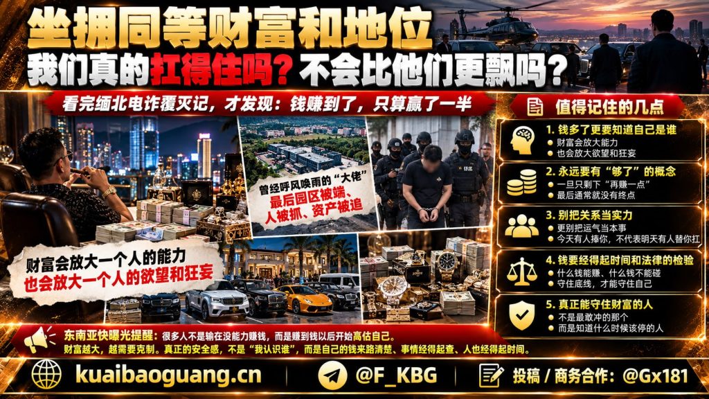 东南亚｜财富膨胀警示：大额资金背后风险与法律底线的思考